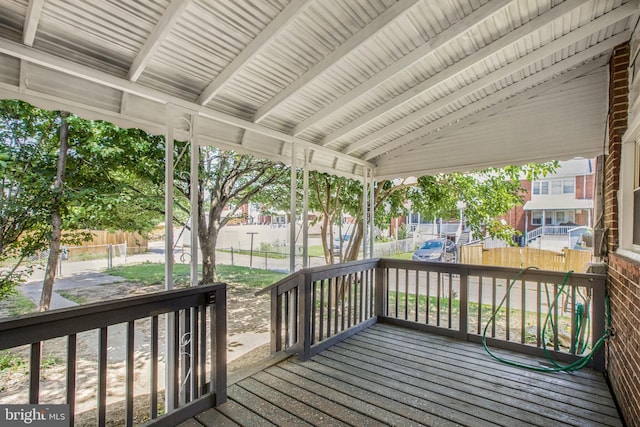 1700 Melbourne Rd, Baltimore, MD 21222 - view of wooden porch