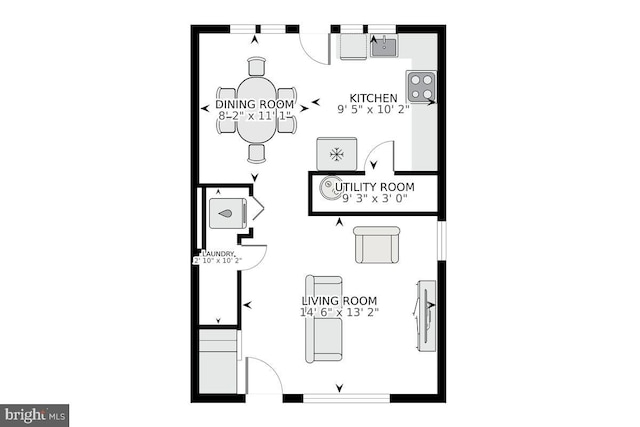 1700 Melbourne Rd, Baltimore, MD 21222 - view of room layout