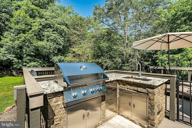 1225 Shenkel Rd, Pottstown, PA 19465 - view of patio / terrace featuring area for grilling and a wooden deck