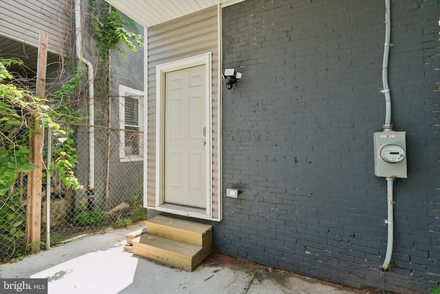2419 Arlington St, Philadelphia, PA 19121 - doorway to property with brick siding