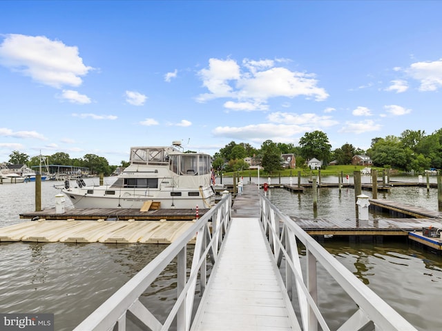 1811 Hilltop Ave, Baltimore, MD 21221 - dock area featuring a water view