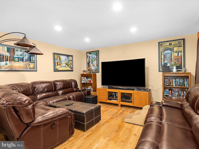 1811 Hilltop Ave, Baltimore, MD 21221 - living room with light wood-style floors and recessed lighting