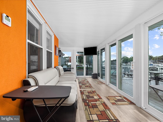 1811 Hilltop Ave, Baltimore, MD 21221 - sunroom / solarium with wood finished floors