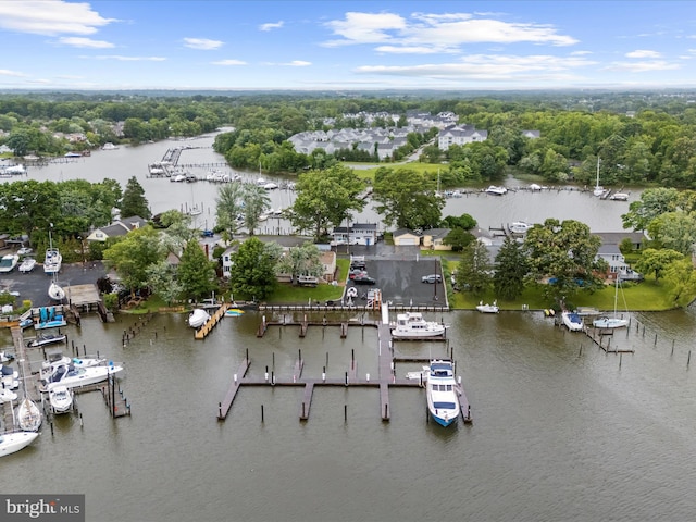 1811 Hilltop Ave, Baltimore, MD 21221 - drone / aerial view of a nearby body of water and numerous boat docks