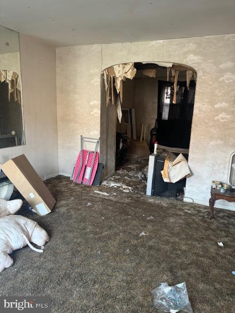 1814 S Newkirk St, Philadelphia, PA 19145 - miscellaneous room with carpet flooring