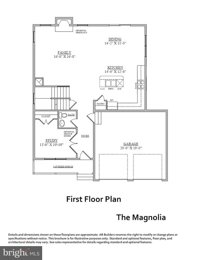 806 Pengrove Ct Lot 54, Bowie, MD 20716 - view of floor plan / room layout