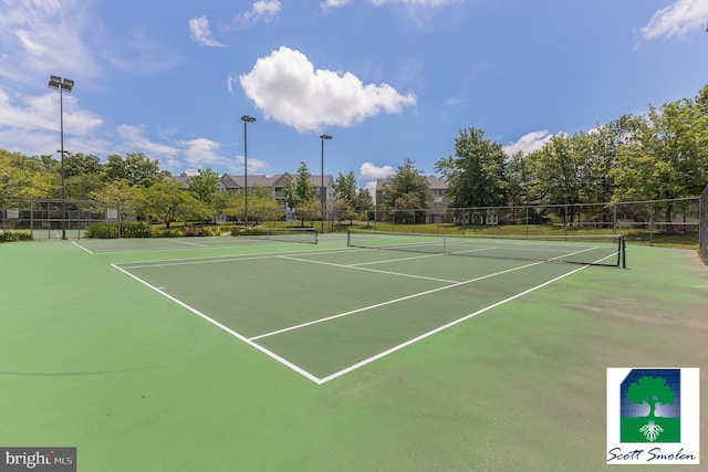 8506 Summershade Dr, Odenton, MD 21113 - view of tennis court with community basketball court
