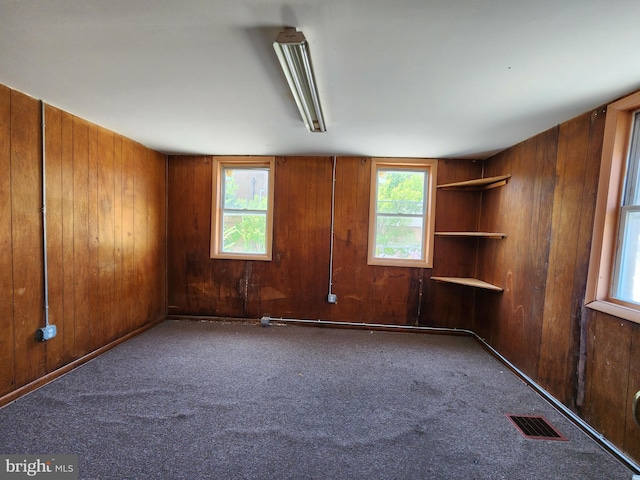 101 S Payson St, Baltimore, MD 21223 - carpeted spare room with plenty of natural light and wood walls