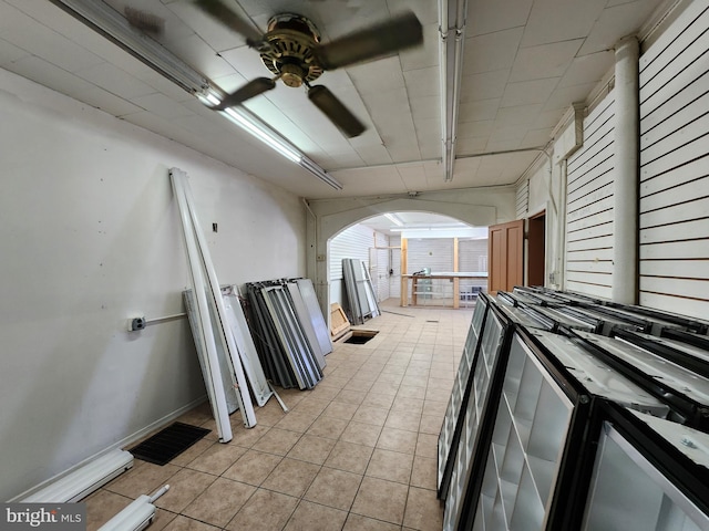 101 S Payson St, Baltimore, MD 21223 - view of patio featuring ceiling fan