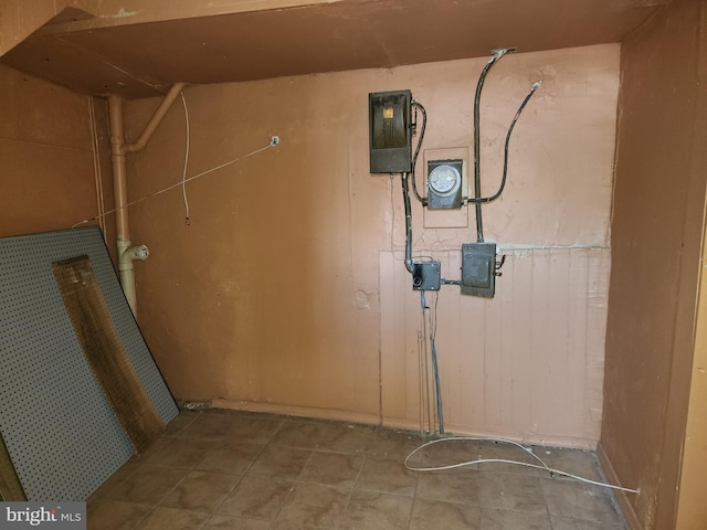 101 S Payson St, Baltimore, MD 21223 - below grade area featuring electric panel