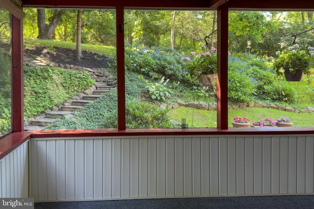 245 Greentree Dr, West Chester, PA 19382 - view of unfurnished sunroom
