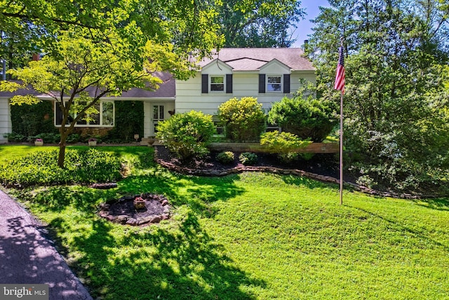 245 Greentree Dr, West Chester, PA 19382 - tri-level home featuring a front lawn and a shingled roof