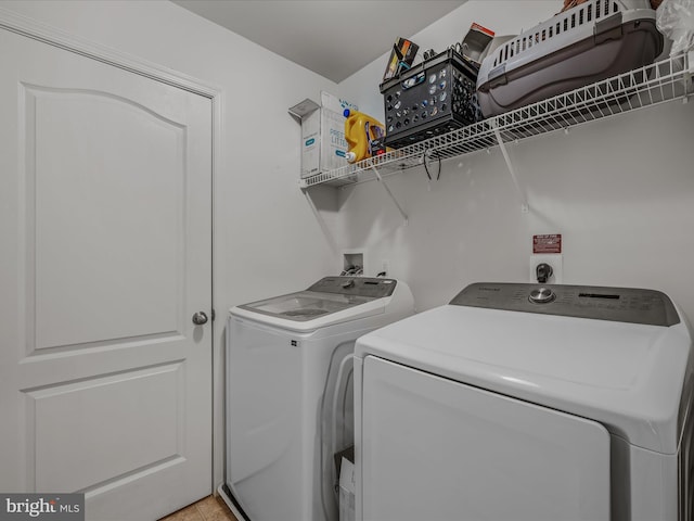 110 Tundra Ct, Bunker Hill, WV 25413 - laundry room featuring separate washer and dryer