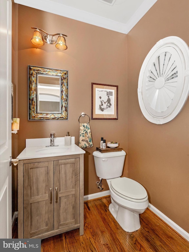 2503 Island Grove Blvd, Frederick, MD 21701 - half bath featuring wood finished floors and vanity