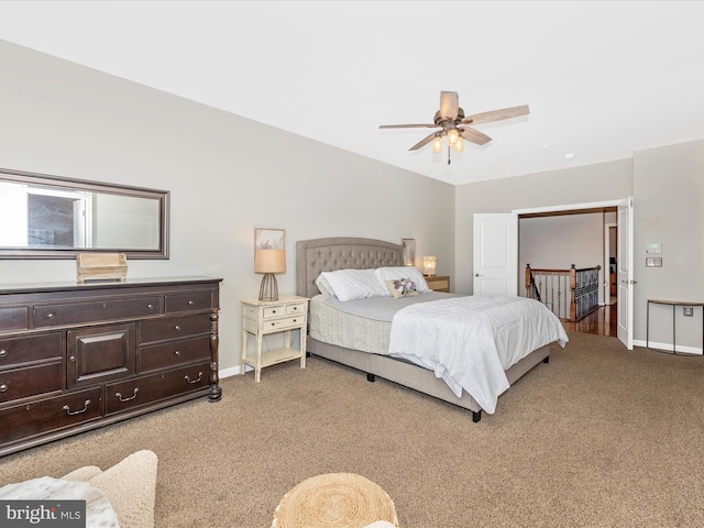2503 Island Grove Blvd, Frederick, MD 21701 - bedroom with light colored carpet and ceiling fan