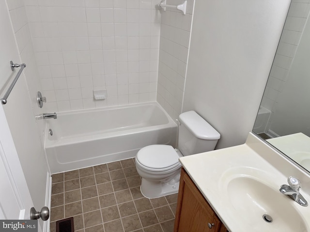 466 Sequoia Dr, Smyrna, DE 19977 - full bath featuring vanity, tile patterned flooring, and  shower combination