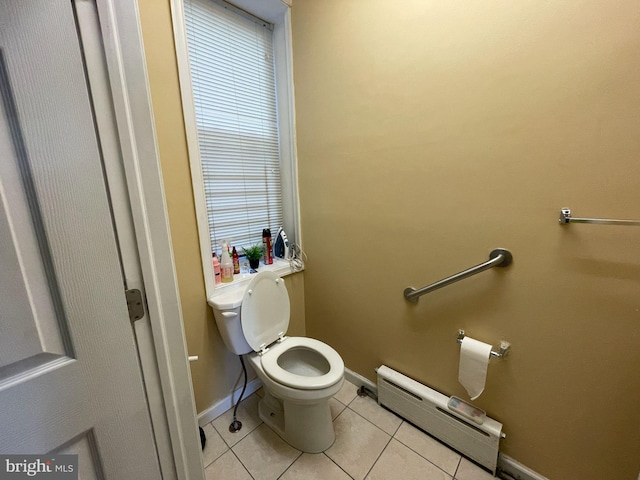3102 N Taylor St, Philadelphia, PA 19132 - bathroom featuring a baseboard heating unit and tile patterned flooring