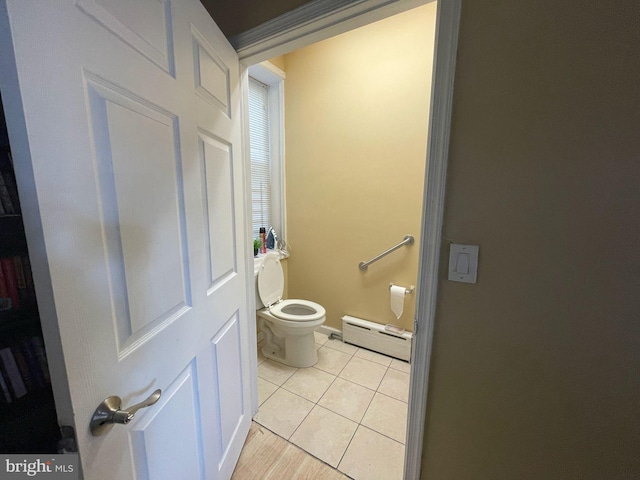 3102 N Taylor St, Philadelphia, PA 19132 - bathroom featuring a baseboard radiator and tile patterned flooring