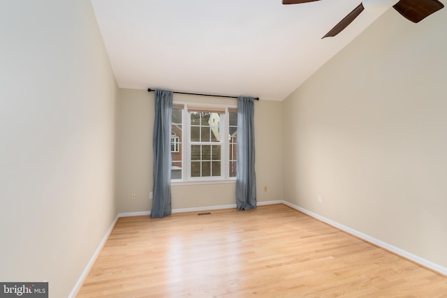 1906 Duffield Ln, Alexandria, VA 22307 - empty room with light wood-style flooring and a ceiling fan