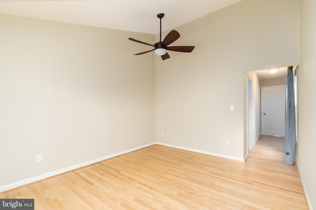 1906 Duffield Ln, Alexandria, VA 22307 - spare room featuring light wood-style floors and a ceiling fan