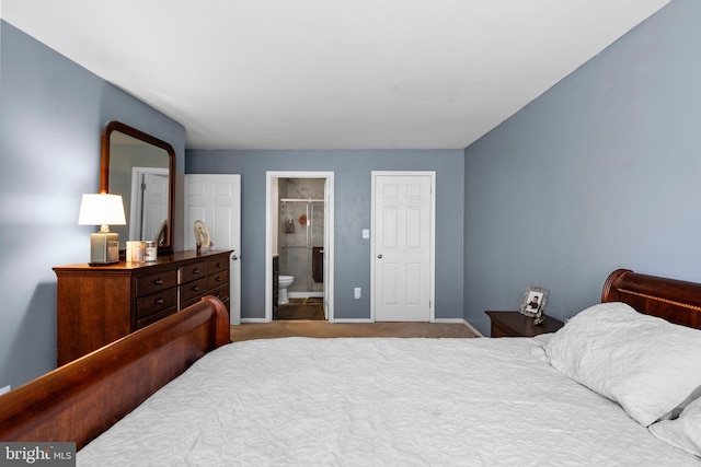 28 Powell Ct, Hightstown, NJ 08520 - carpeted bedroom featuring baseboards and connected bathroom