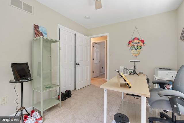 154 S Main St, Dublin, PA 18917 - office space featuring light colored carpet and ceiling fan