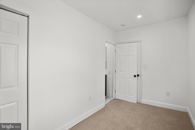 2305 James St, Baltimore, MD 21230 - unfurnished room with light carpet and recessed lighting