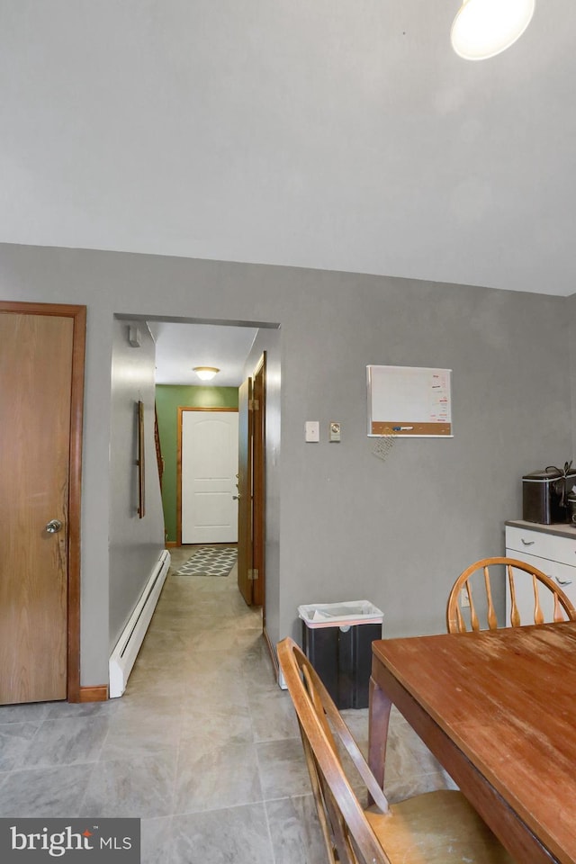 937 Meadow Ln, Millersburg, PA 17061 - dining space with a baseboard heating unit and baseboards