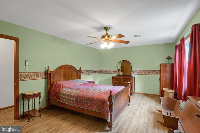 937 Meadow Ln, Millersburg, PA 17061 - bedroom featuring wood finished floors and a ceiling fan