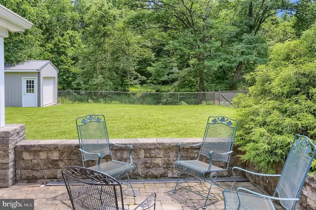 937 Meadow Ln, Millersburg, PA 17061 - view of patio featuring a shed