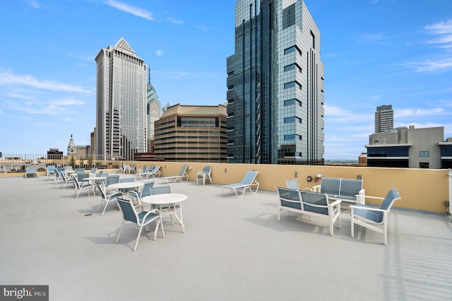 1901 John F Kennedy Blvd Unit 2923, Philadelphia, PA 19103 - view of patio featuring a view of city