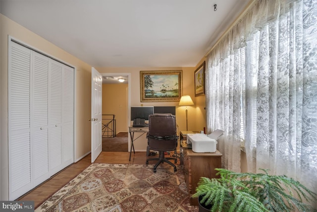 12502 Kilbourne Ln, Bowie, MD 20715 - office featuring wood finished floors
