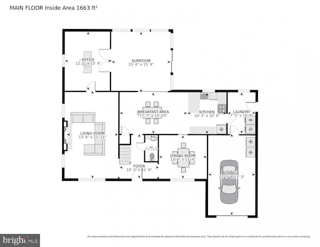 12502 Kilbourne Ln, Bowie, MD 20715 - view of home floor plan