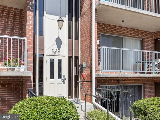 200 Erin Way Unit 204, Reisterstown, MD 21136 - view of exterior entry with brick siding