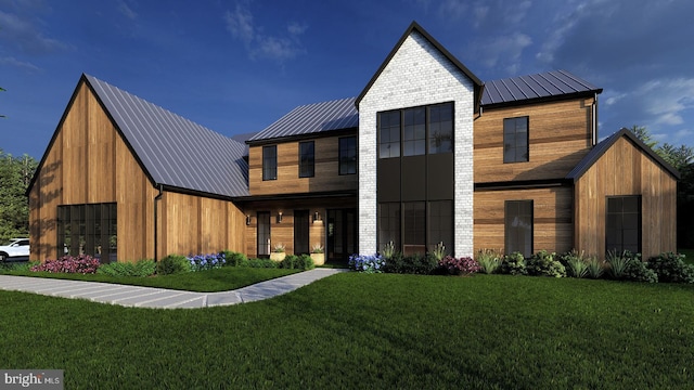 LOT Callowhill Rd, Perkasie, PA 18944 - view of front facade with a front yard and a metal roof