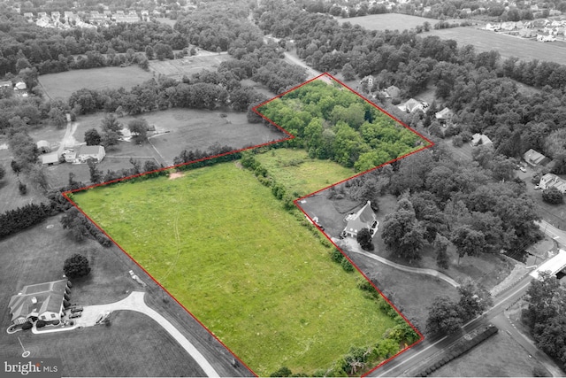 LOT Callowhill Rd, Perkasie, PA 18944 - view of rural area featuring property parcel outlined