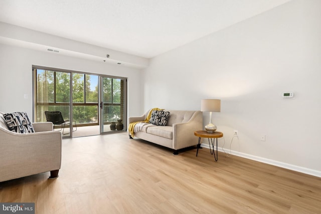 3005 S Leisure World Blvd Unit 226, Silver Spring, MD 20906 - living room featuring light wood-type flooring