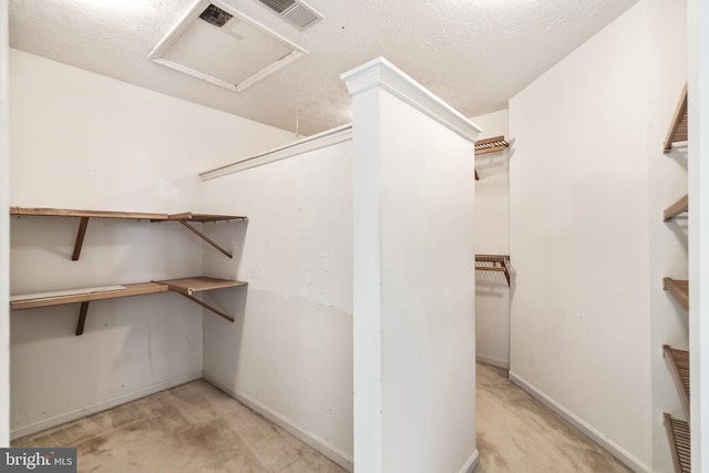 16715 Tintagel Ct, Dumfries, VA 22025 - spacious closet featuring attic access and carpet