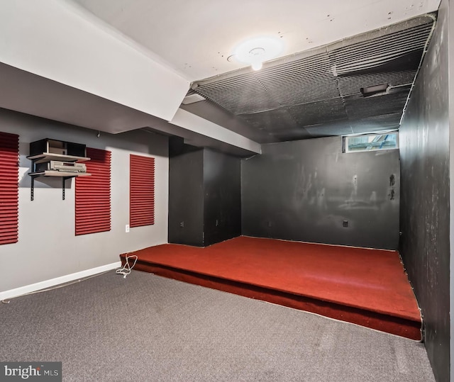16715 Tintagel Ct, Dumfries, VA 22025 - basement with carpet and baseboards