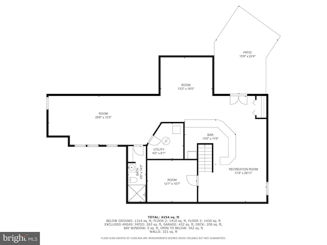 16715 Tintagel Ct, Dumfries, VA 22025 - view of floor plan / room layout