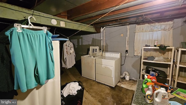 59 Singer Rd, New Freedom, PA 17349 - unfinished below grade area with washer and dryer