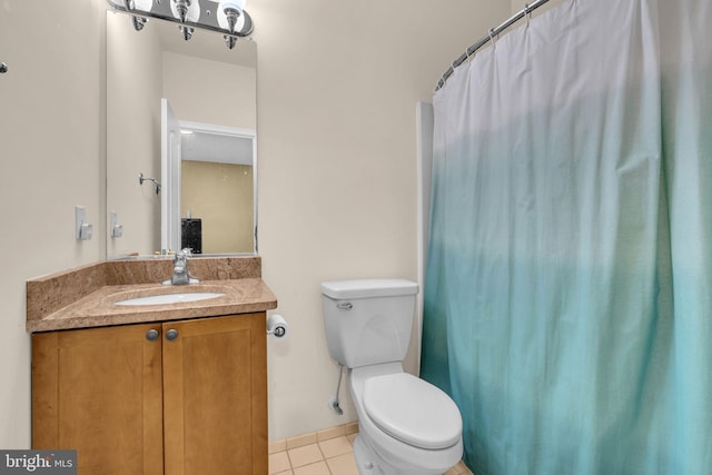 13716 Molly Berry Rd, Brandywine, MD 20613 - full bathroom featuring tile patterned flooring, vanity, and curtained shower