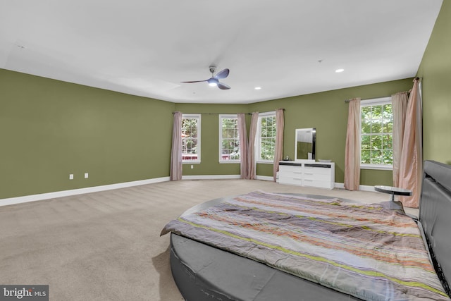 13716 Molly Berry Rd, Brandywine, MD 20613 - bedroom featuring carpet floors, recessed lighting, and ceiling fan