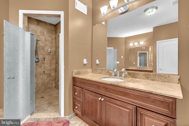 13716 Molly Berry Rd, Brandywine, MD 20613 - bathroom featuring a tile shower and vanity