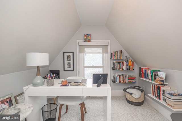 151 N Union St Unit 6, Lambertville, NJ 08530 - office area featuring lofted ceiling