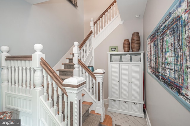 151 N Union St Unit 6, Lambertville, NJ 08530 - stairs with baseboards