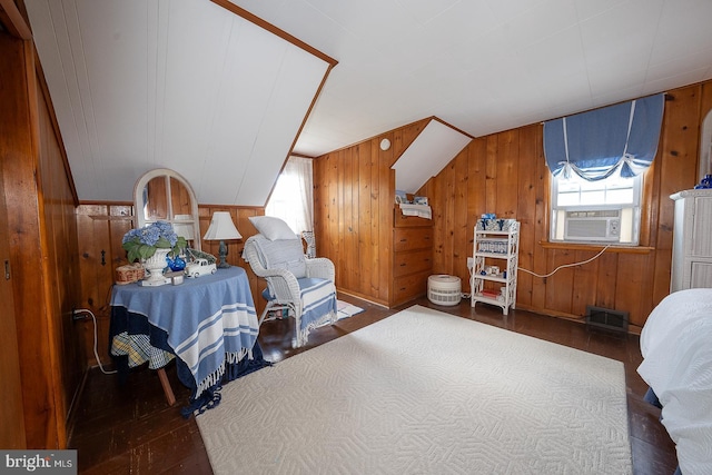 127 Long Rd, King Of Prussia, PA 19406 - bedroom featuring cooling unit and wooden walls