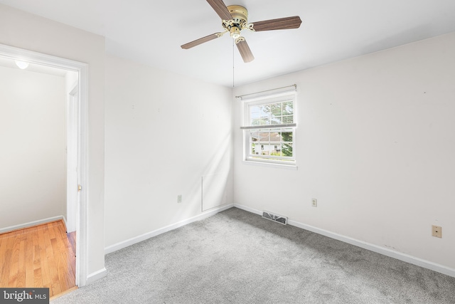 166 Center St Unit 166, Hanover, PA 17331 - carpeted spare room with a ceiling fan and baseboards