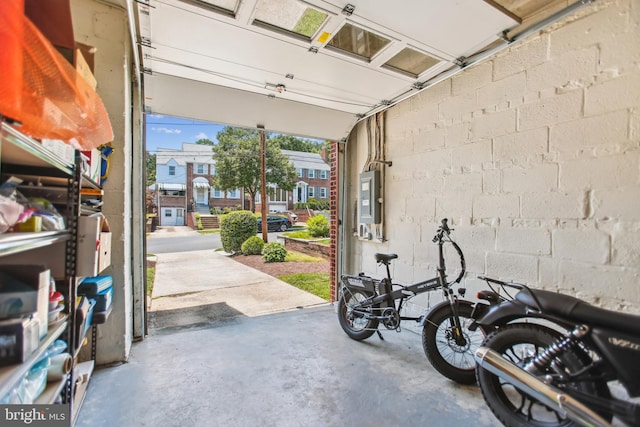 3909 17th St NE, Washington, DC 20018 - garage with electric panel and a residential view