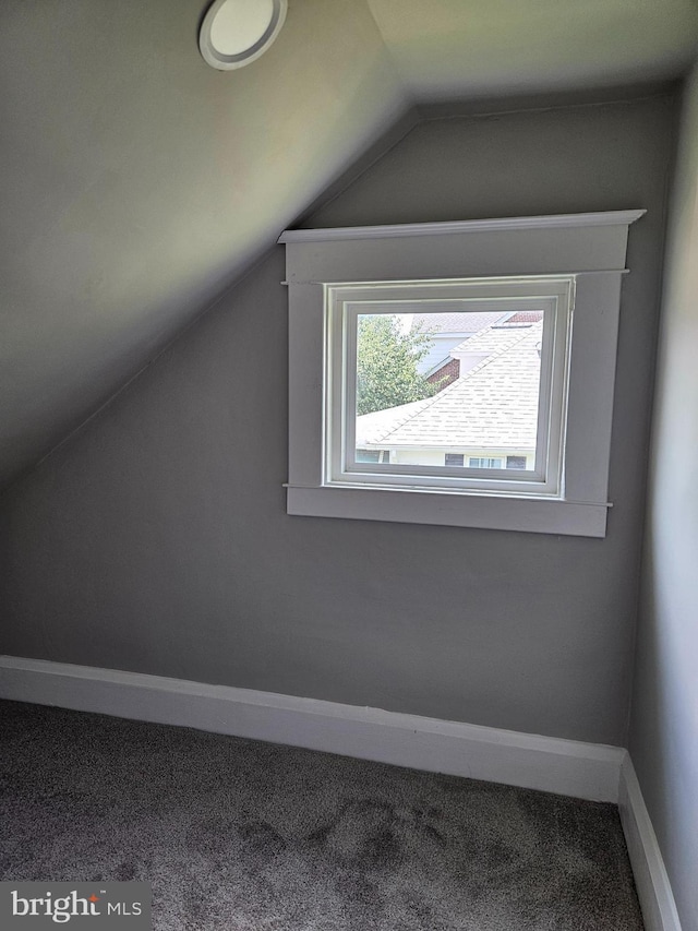 2900 Westfield Ave, Baltimore, MD 21214 - additional living space featuring vaulted ceiling and carpet